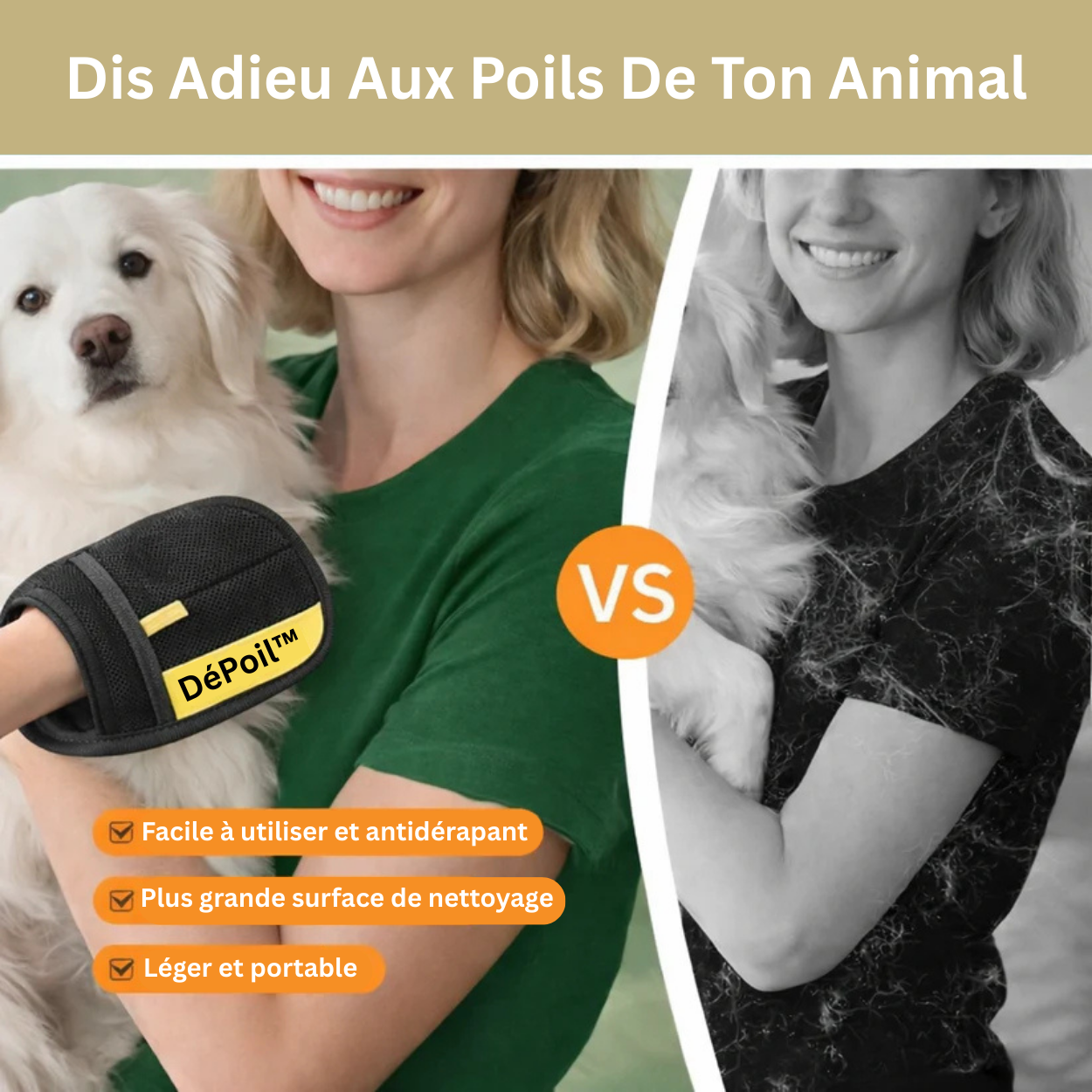 DéPoil™ - L'Efface-Poils Magique