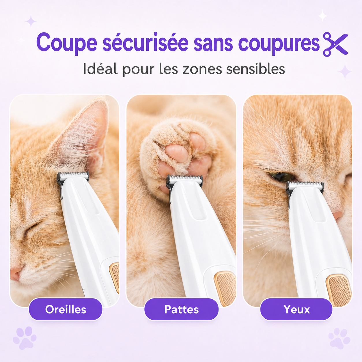 TrimPattes™ | coupe precise pour votre animal de compagnie