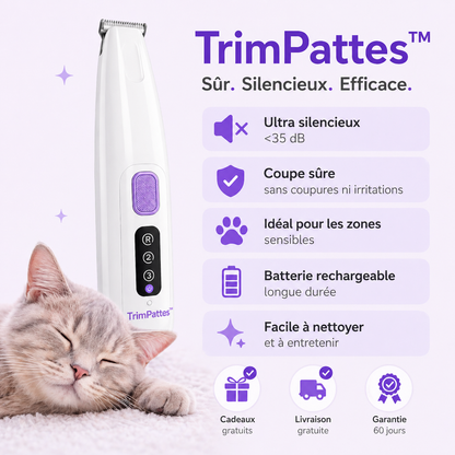 TrimPattes™ | coupe precise pour votre animal de compagnie