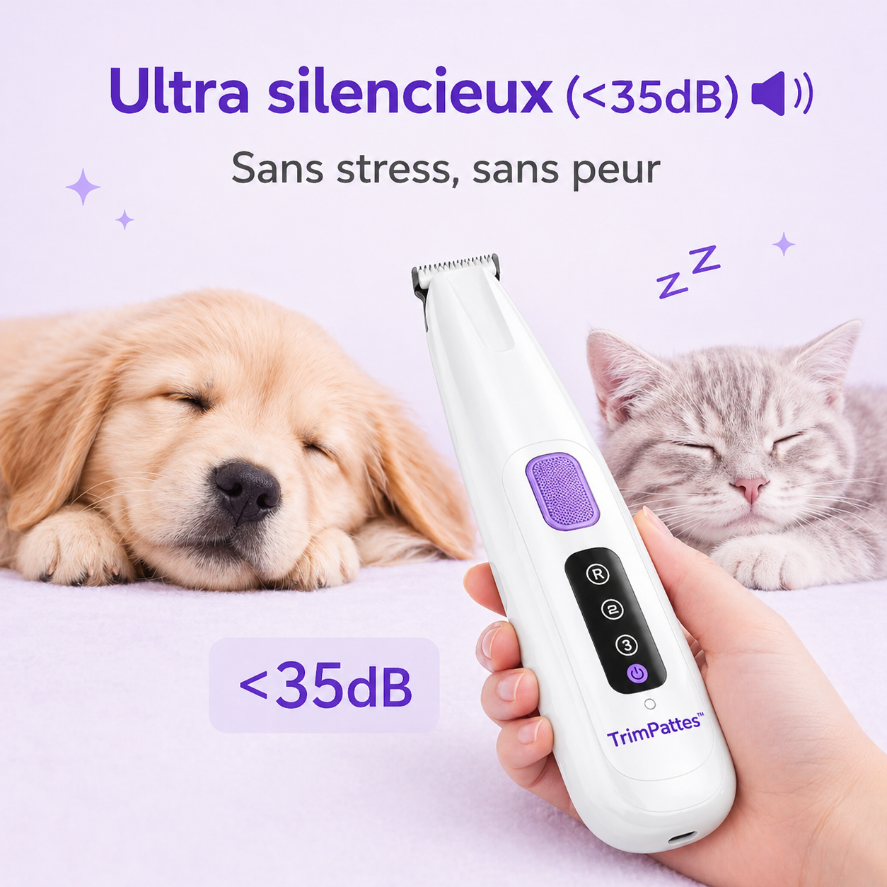 TrimPattes™ | coupe precise pour votre animal de compagnie