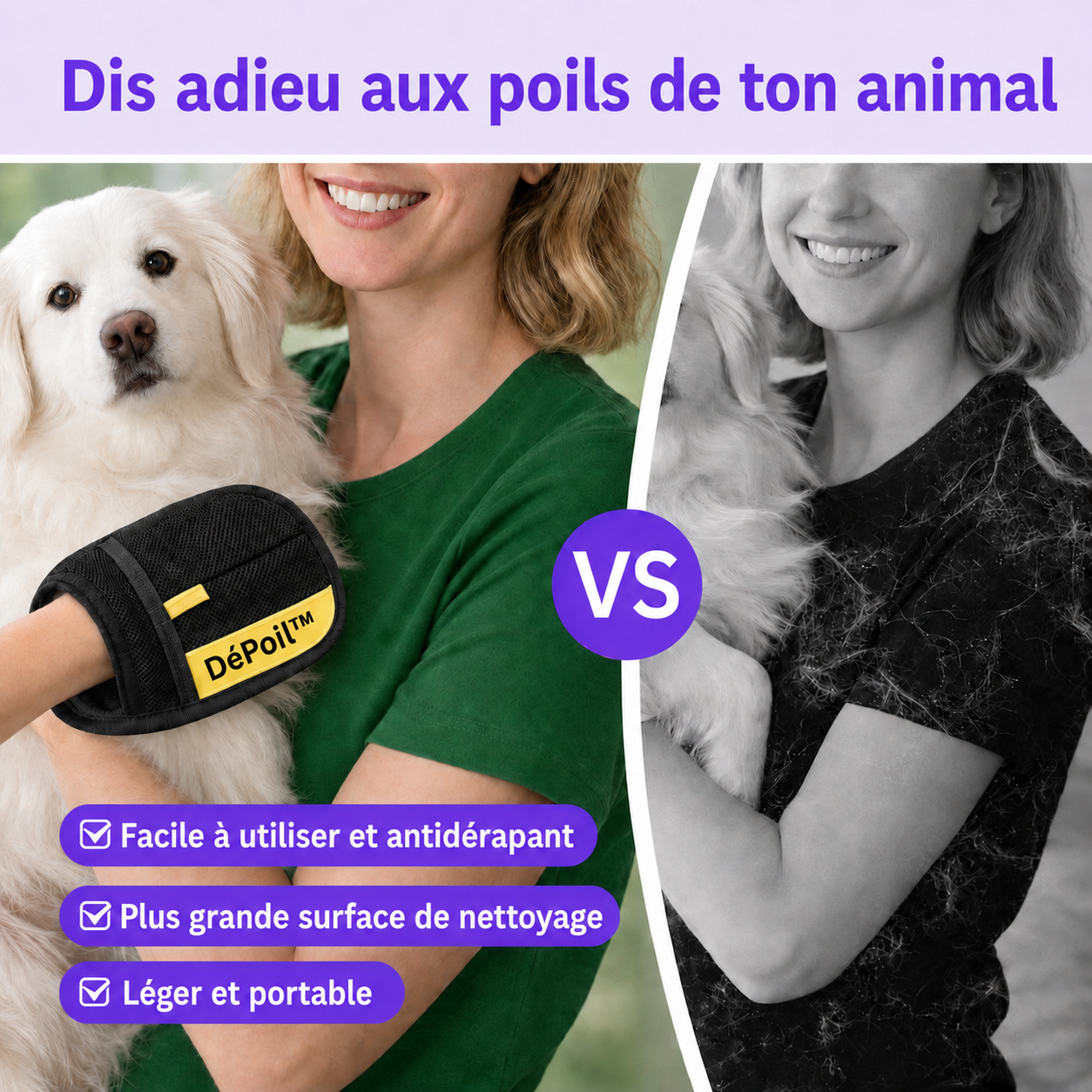 DéPoil™ - L'Efface-Poils Magique